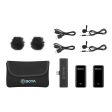 [CLEARANCE] Boya BY-XM6 2.4GHz Dual-Channel Wireless Microphone System with USB Type-C, 100m Range Operation, RXD Receiver, 3.5mm TRS Jack for Smartphones, Tablet, PC | S5, S6 on Sale