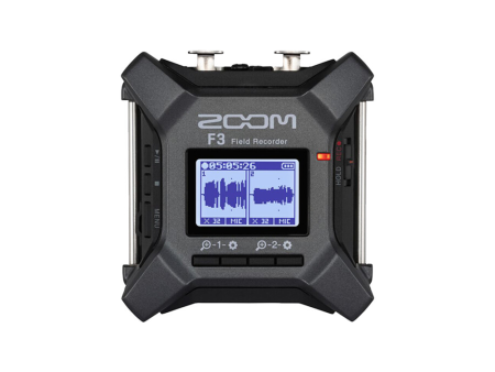 ZOOM F3 Portable Field Recorder with 2 Channel Recorder, 32-bit Float Recording, Dual AD Converters, Dual Locking XLR TRS Inputs, MicroSD Direct Recording with Battery Powered and Wireless Control for Audio Production Online