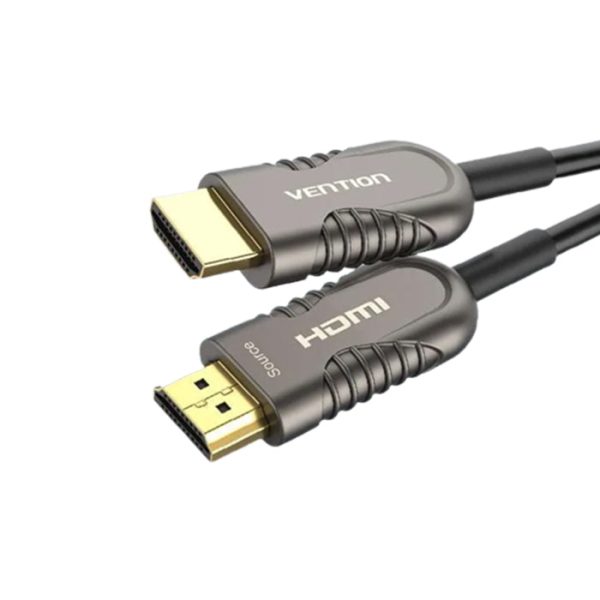 [CLEARANCE] Vention 8K FUHD 60Hz HDMI 2.1 Male to Male Gold-Plated Active Fiber Optic Video Audio Sync Cable with 48Gbps Bandwidth, Dolby Surround Capability and 3D Visual Support | AAZB Cheap