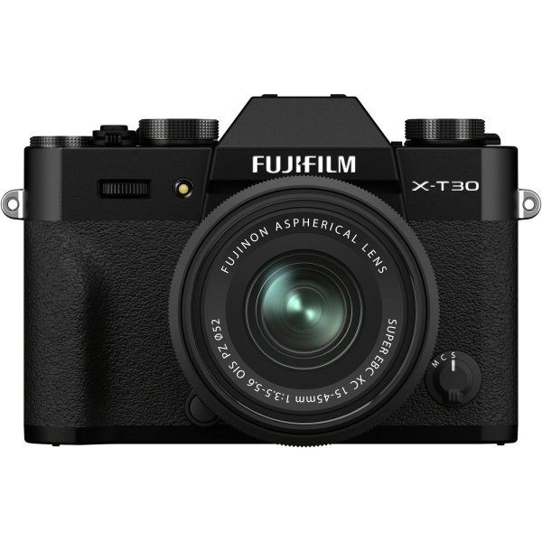 FUJIFILM X-T30 II Mirrorless Digital Camera with XC 15-45mm OIS PZ Lens, 26.1MP APS-C X-Trans CMOS 4 Sensor, 4K UHD DCI F-Log Video Recording, X-Processor 4 with Quad CPU, Wireless Bluetooth, Autofocus, 18 Film Simulation (Black, Silver) on Sale