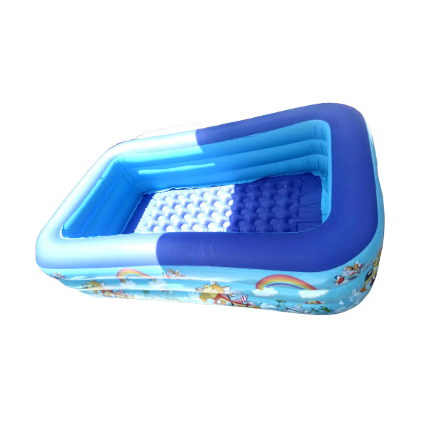 [CLEARANCE] Ucassa 3-Layer Inflatable Kiddie Swimming Pool with Max 2ft Depth with Cute Animal Design Summer Outdoor for Kids on Sale