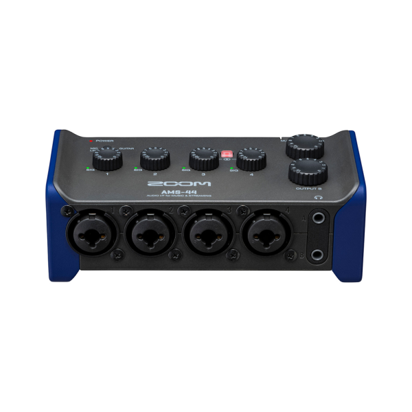 [CLEARANCE] Zoom AMS-24   AMS-44 Portable 4-Channel USB Audio Interface with XLR TRS Combo Input Jack, Switchable Inputs, Stereo Link, 3.5mm Headphone Outputs, USB-C Interface and AA Battery Operation for Musicians AMS 24 AMS 44 Online Hot Sale