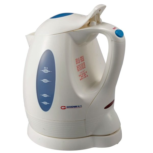 [CLEARANCE] Goodway GK-212C 1.2Liter 900W Plastic Electric Jug Kettle with Less than 4mins Heating, Auto Power-Off, and Chassis Heating Method Online