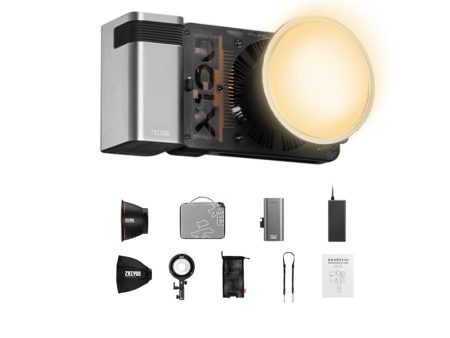 Zhiyun Molus X100 100W Portable Bi-Color LED Monolight Studio Light Kit with Reflector, 2700-6500K Adjustable Color Temperature, Bluetooth Mobile App & On-board Control for Camera Photography & Videography Online Hot Sale