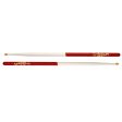 Zildjian Hickory Wood Drumsticks Acorn Tip for Drums and Cymbals (Black Natural, Red White) | Z5AACD, Z5AACWDR Supply