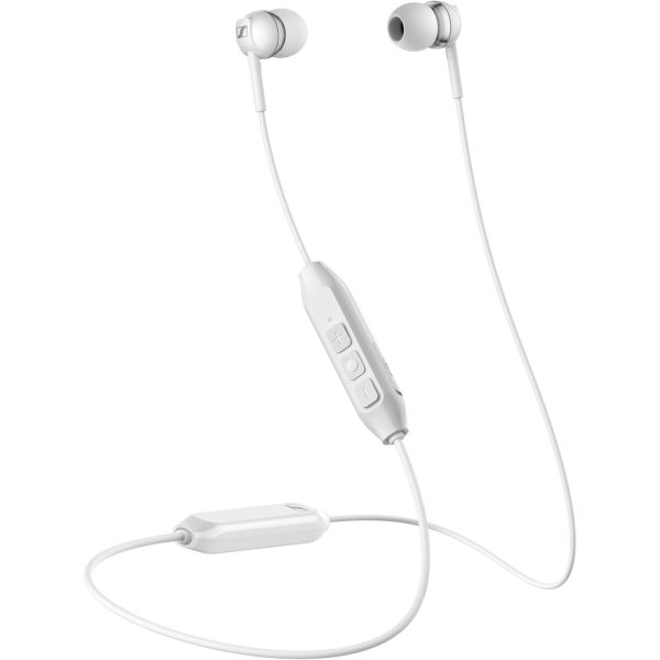 Sennheiser CX 150BT White Wireless In-Ear Headphones 10h Playback Bluetooth 5.0 with Microphone Hands-Free Calls Two Device Connectivity Discount