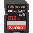 SanDisk Extreme Pro SD Card 512GB UHS-I SDXC Class 10, 200MB s Read Speed V30 | Model - SDSDXXY-512G-GN4IN Discount