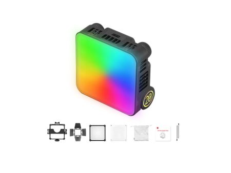 Zhiyun Fiveray M20C 20W RGB Pocket LED Fill Light Kit with 4500mAh Built-in Battery, 2500-10000K Adjustable Color Temperature, DynaVort Cooling System, On-Board & Mobile App Control for Camera Photography & Videography Hot on Sale