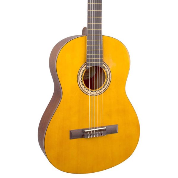 Valencia 200 Hybrid Series Classical 4 4 Acoustic Guitar Antique Natural with Thin Neck, 6-String Nylon, 19 Frets for Student Musicians, Beginner Players | VC204H Cheap