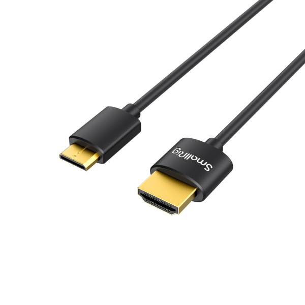 SmallRig Ultra Slim 4K Mini   Micro HDMI Male to Male Video Cable (C to A) (D to A) with 3.6mm Outer Diameter, Cable Tie and PVC Material for Camera Rig (35mm, 55mm) 3040 3041 3042B 3043 Discount