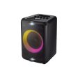 Philips 80W Rechargeable Bluetooth Mono Party Speaker with Strobe Light, Mic Guitar Inputs, LED Display, Karaoke Sound Enhancement (TAX 3206 73) Online