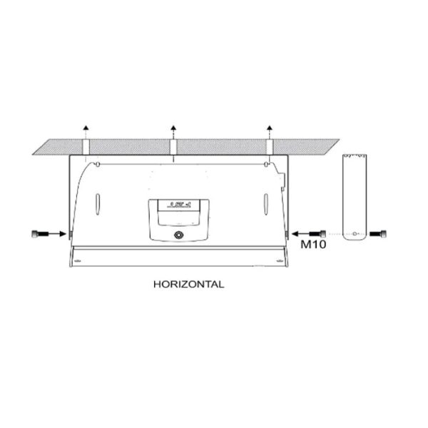 [CLEARANCE] FBT U-Bracket Metal Horizontal Wall Mount with Downward Tilt Adjustment for X-Lite Series Processed Active Speaker | XL-UH 10, XL-UH 12, XL-UH 15 For Discount