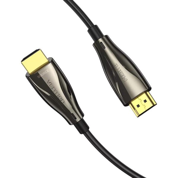 [CLEARANCE] Vention HDMI 2.1 Male to Male Optical Fiber Cable with 48Gbps Data Transfer, 8K UHD HDR, and eARC Hi-Fi Sound Support For PC, Laptop, TV, and Display Monitor (Available in Length) | ALBB Supply