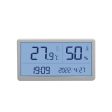 Benetech Digital Wall Humidity and Temperature Meter Indoor Hygrometer Thermometer with LCD Display, Year Month Day Date & 12 24-Hour Clock System | GM1371 GM1372 Online now