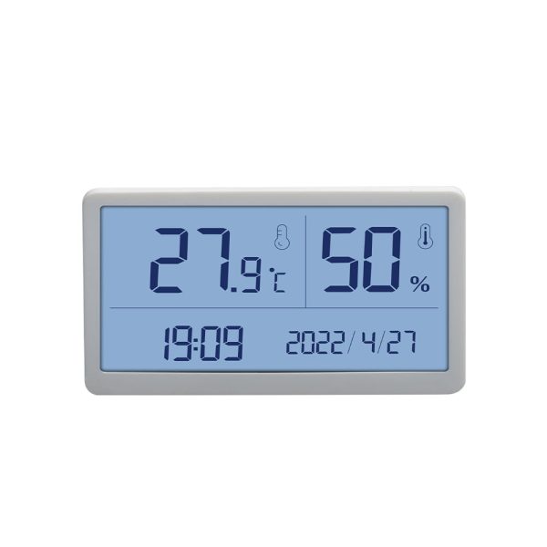 Benetech Digital Wall Humidity and Temperature Meter Indoor Hygrometer Thermometer with LCD Display, Year Month Day Date & 12 24-Hour Clock System | GM1371 GM1372 Online now