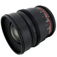 Samyang 16mm T2.2 Manual Focus APS-C Wide Angle Cine Lens for Micro Four Thirds MFT Mount Cameras | SYCV16M-MFT Online Sale