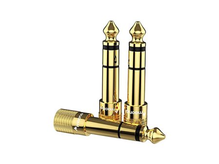 Maono AD03 3pcs 3.5mm 1 8 Female to 6.35mm 1 4 Male Stereo Audio AUX Adapter Gold-Plated Converter with High Fidelity Stereo Plug and Oxygen-Free Copper with Wide Compatibility for Studio Audio Equipment and Musical Instruments For Cheap