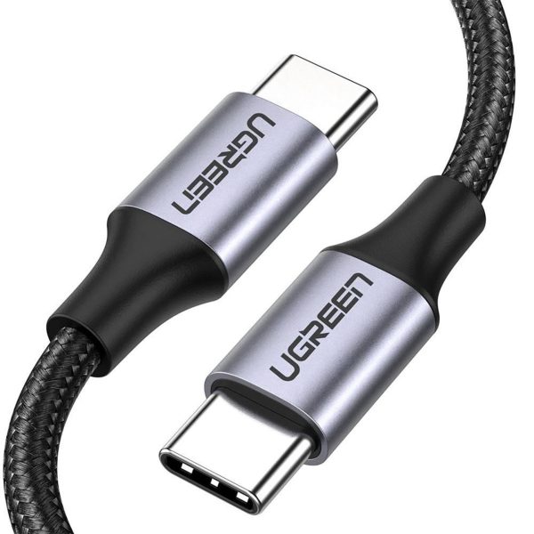 UGREEN 100W PD Type C Male to Male Fast Charging 5A Data Cable with 480Mbps Transfer Speed - 1M, 1.5M, 2M | 7042 For Sale