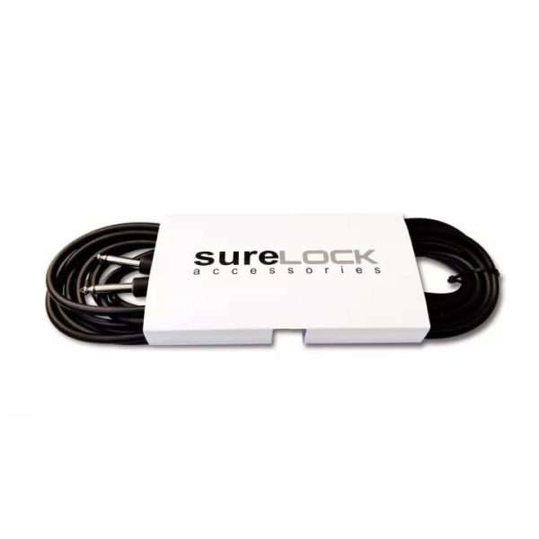 Surelock 20ft PVC Jacket Instrument Cable with 1 4-inch Male to Male Plugs for Guitars and Keyboards | BC307 Online now