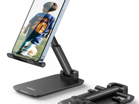 UGREEN Universal Travel-Friendly Foldable and Adjustable Mini Phone Stand, Fit for 4 to 7.2  Devices and with 44mm Lifting Height for Smartphones - White, Black | 20434 20435 Online now