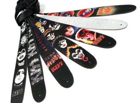 Planet Waves 2.5  The KISS Collection Signature Vinyl Guitar Strap (Available in Different Designs) | 25LK Series on Sale