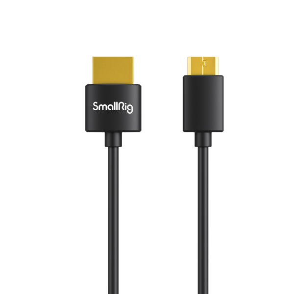 SmallRig Ultra Slim 4K Mini   Micro HDMI Male to Male Video Cable (C to A) (D to A) with 3.6mm Outer Diameter, Cable Tie and PVC Material for Camera Rig (35mm, 55mm) 3040 3041 3042B 3043 Discount