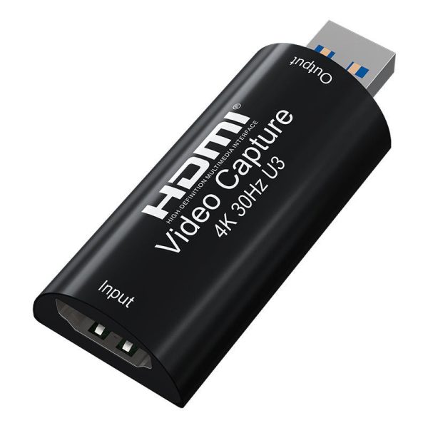 ArgoX HDVC14 HDMI to USB 3.0 Mini  Video Capture Card with 4K 30Hz in 1080p 60Hz out, Supports 24 30 36bit Deep Color, AWG26 HDMI, USB Video & Audio for Windows, macOS, Android Online Sale