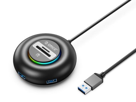 [CLEARANCE] ORICO 4-IN-1 USB HUB 5GBPS RGB (0.3M,1.8M) USB-A Cable with SD TF Card Reader & 3-Port USB 3.0 | Windows, Linux & macOS Support | for PCs, Computer Desktops & Laptops | USB Hubs & Docking Stations | YXR5-U3 Online Sale