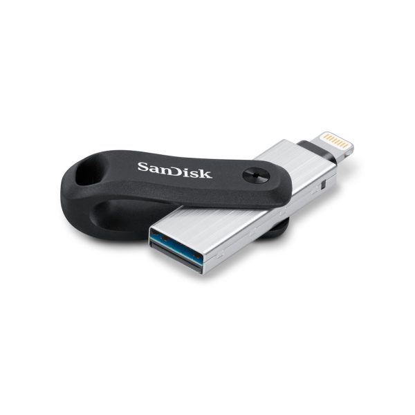 SanDisk iXpand OTG Lightning to USB 3.0 Flash Drive Go with 90MB s Write Speed for iOS, PC, and Mac (64GB, 128GB) Discount