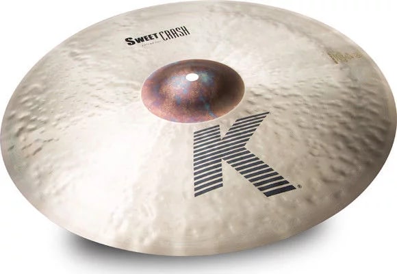 Zildjian K Sweet 16    17  Brass Crash Cymbal with Dark Sweet Tones for Drums | K070 Fashion