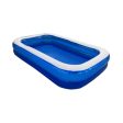 Ucassa 260 x 165 x 50cm Inflatable Swimming Pool Rectangle White-Edge Summer for Family, Kids and Adults Discount