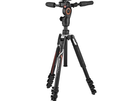 Manfrotto Befree Live Advanced 4-Section Quick Release Tripod and 3-Way Fluid Head with 6kg Load Capacity & Arca-Type for Sony Alpha Cameras | MKBFRLA-3W For Cheap