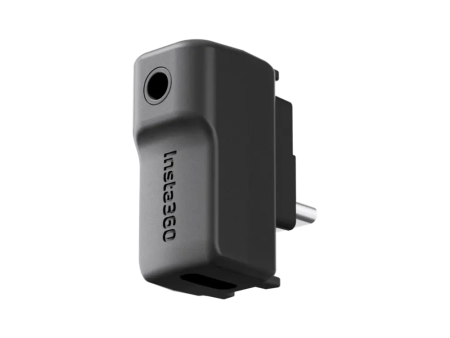 Insta360 3.5mm Mic Adapter with Dual USB-C Charging Input and Transport Port for ONE X2 Action Camera Fashion