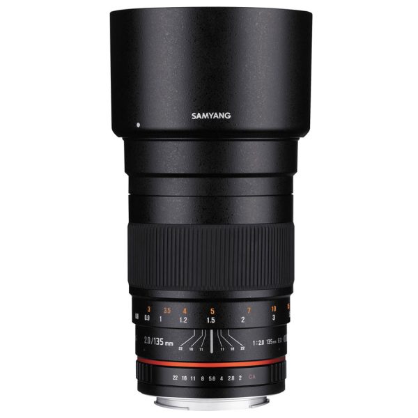 Samyang 135mm f 2.0 ED UMC Full Frame, Manual Focus Lens for Nikon F Mount with AE Chip for Mirrorless Cameras | SY135M-N Online Hot Sale