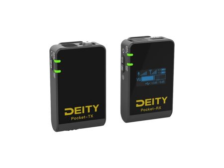 Deity Pocket Wireless Omnidirectional Clip-On Microphone System with 65M Range Operation, 5-Hour Battery Life, 3.5mm TRRS Cable (Black, White) Supply