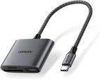 UGREEN SD MicroSD to USB-C Card Reader with USB 2.0 Port 480 Mbps File Transfer Speed for PC Laptop Computers | 80798 Fashion