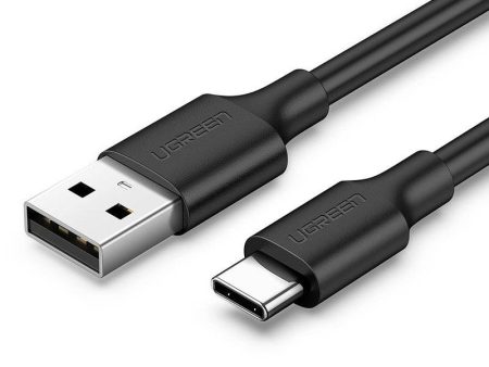 UGREEN Type C Male to USB 2.0 A Male Cable 2A Fast Charging and Data Transfer Cord for Smartphone (Black) (1M, 1.5M) | 60116, 60117 | Hot on Sale