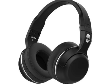 Skullcandy Hesh 2 Over-Ear Wireless Bluetooth Headphones with 20 Hours Battery Life, On-board Controls, Adjustable Headband for Smartphones, Tablets, MP3 (Black) Cheap