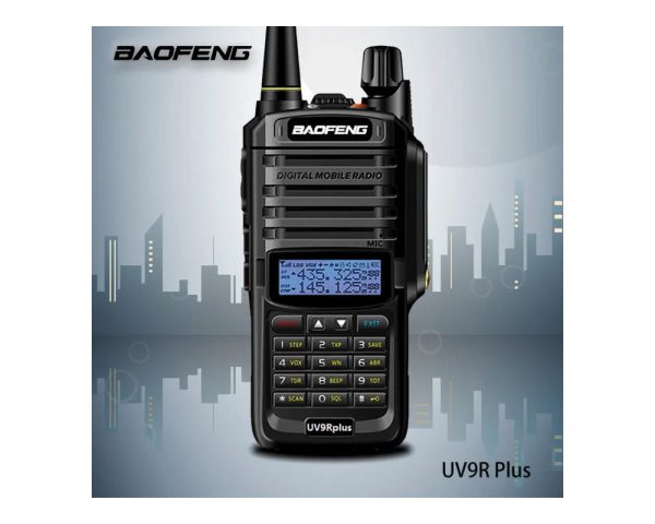 BaoFeng UV-9R PLUS (Single & Set of 2 3 4) Walkie-Talkie Dual-Band VHF UHF Transceiver 8W PC Programmable Two-Way Radio with 128 Store Channels, 136-174 400-520MHz Frequency Range, 9km Talking Range, Clear Voice Output, IP67 Waterproof Online Sale