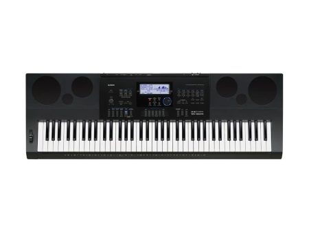 Casio WK-6600 76 Keys Digital Piano Keyboard with Adapter, SD Memory Card Slot, Equalizer, Tone Editor and 210 Preset Rhythms and Auto-Accompaniment (Black) Hot on Sale