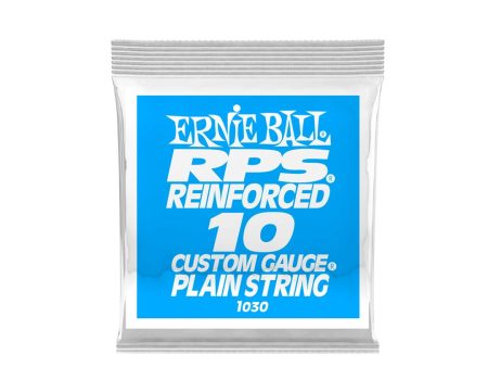 Ernie Ball Electric Bass Guitar Reinforced Plain Single String (.010 Gauge) | 1030 Sale