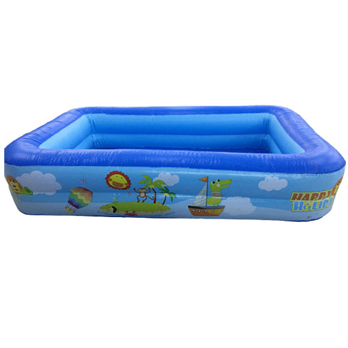 [CLEARANCE] UCassa 150cm x 110cm x 30cm 2-Layer Inflatable Swimming Pool Easy Set-up with Max 2ft Depth with Cute Summer Design Outdoor for Kids 15011030 Online