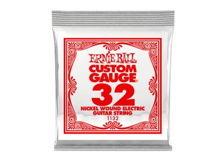 Ernie Ball Electric Guitar Nickel Wound Single String (0.032 Gauge) | 1132 Cheap