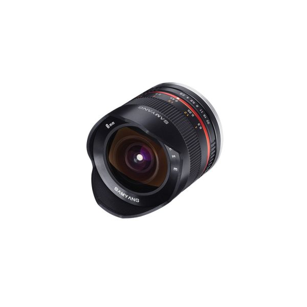 Samyang 8mm f 2.8 UMC Fisheye II Manual Focus Wide Angle APS-C Lens for Fujifilm X Mount Cameras | SY8MBK28-FX Fashion