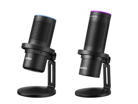 [CLEARANCE] Godox EM68 EM68G RGB USB Cardioid Condenser Microphone with USB Type-C Port, Quick-Tap Mute Button and Shock-Absorbing Bracket for Gaming, Streaming, and Podcasting Online