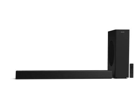 Philips HTL3310 98 160W Dual Channel Bluetooth Wireless Soundbar Speaker with Wireless Active Dolby Digital Subwoofer, USB-A 2.0, HDMI ARC Slot and 3.5mm AUX IN Online Hot Sale