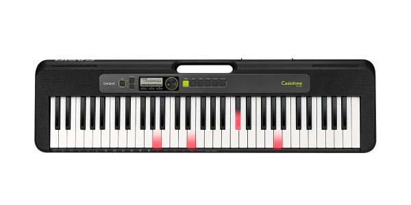 Casio LK-S250-FA 61 Keys Slim Lighting Digital Piano Keyboard with Adapter, Chordana Play App Support, Tones, Rhythms, and Auto-Accompaniment (Black) on Sale