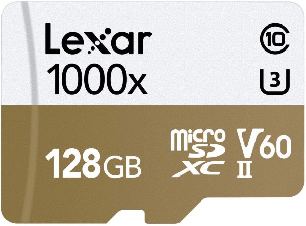 Lexar Professional 1000x 128GB microSDXC UHS II Card with SD UHS-II adapter LSDMI128CB1000A Online now