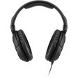 Sennheiser HD 200 Pro Professional Monitoring Headphones Closed-back Around-ear with Noise Reduction Stereo Jack Adapter for Studio Stage Hot on Sale