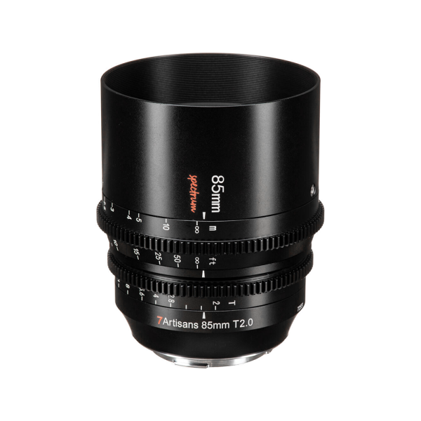 7Artisans Spectrum 85mm T2.0 Full Frame MF Manual Focus Prime Cine Lens with Cinema Grade 0.8 MOD Focus and Iris Gears for Leica L Mount Mirrorless Cameras For Cheap